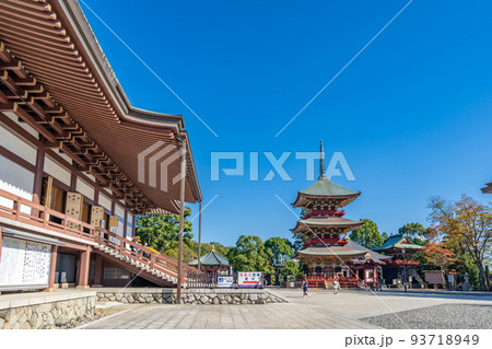 成田山新勝寺　大本堂　三重塔 93718949