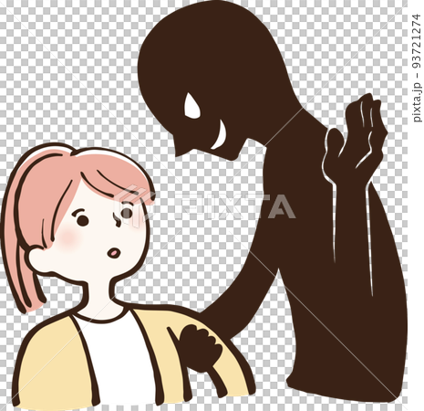 女の子を誘拐しようとする不審者 イラスト 女の子を誘拐しようとする不審者 イラスト 93721274