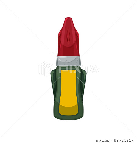 sticky glue bottle cartoon vector illustration 93721817