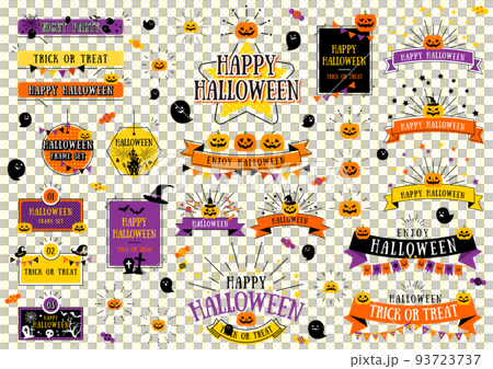 ハロウィン フレーム リボン セット 93723737