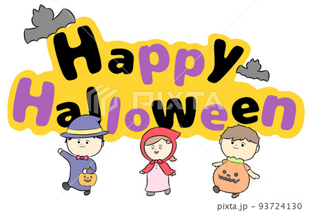 ゆるかわハロウィン(Happy Halloween・黄) 93724130