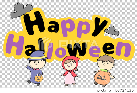 ゆるかわハロウィン(Happy Halloween・黄) 93724130
