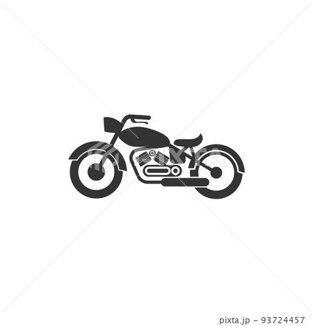 Motorcycle icon logo design illustration 93724457