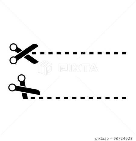 scissors dotted line