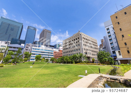 日本橋兜町・坂本町公園の風景 93724687