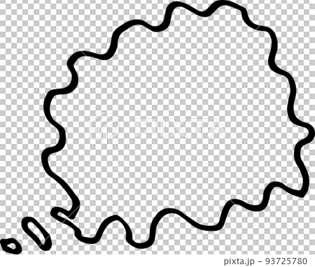 手繪夢幻演講泡泡插畫素材 93725780