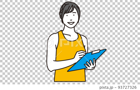 Asian personal trainer in charge Asian personal trainer in charge 93727326