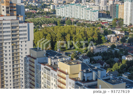 Courtyards of Minsk from above. 93727619