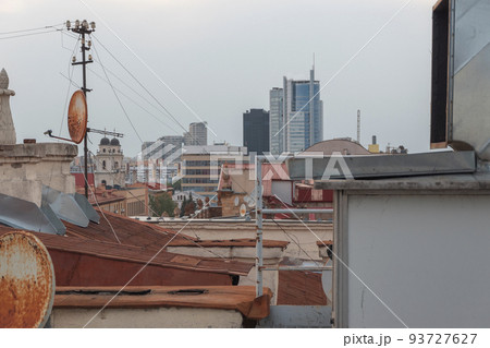 Courtyards of Minsk from above. 93727627