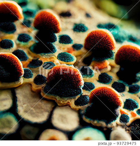 mold in magnification. mold in magnification. 93729475