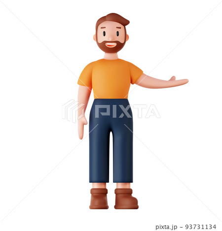 Vector 3d render human. Vector 3d render human. 93731134