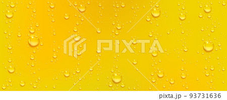 Water or beer condensation droplets background 93731636