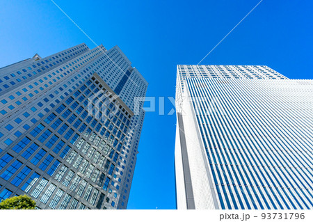 永田町二丁目交差点　国会議事堂前駅前　都市風景 93731796