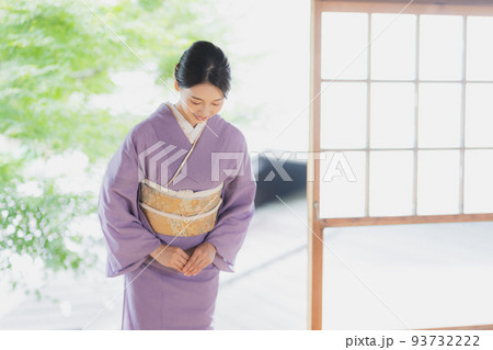 紫色の色無地 着物 紫色の色無地 着物 93732222