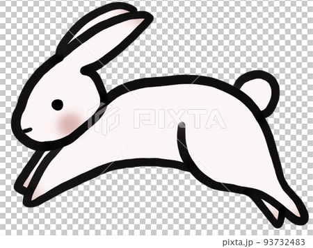 Jumping rabbit (white, 3 colors) Jumping rabbit (white, 3 colors) 93732483