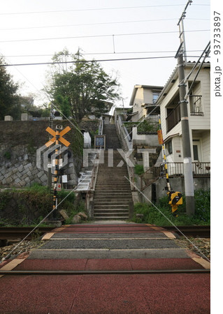 夕方の尾道の風景　広島 93733897