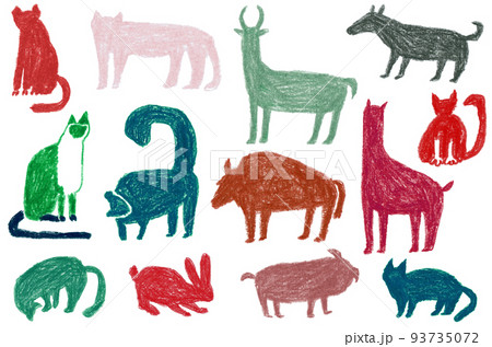 動物のセット 93735072