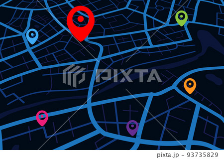 3D Map with gps destination target point 004 93735829