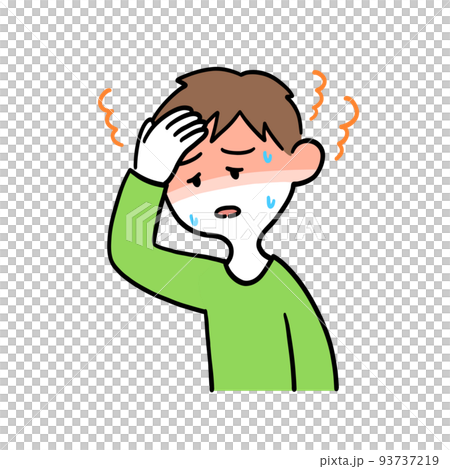 一個看起來發高燒的人 93737219