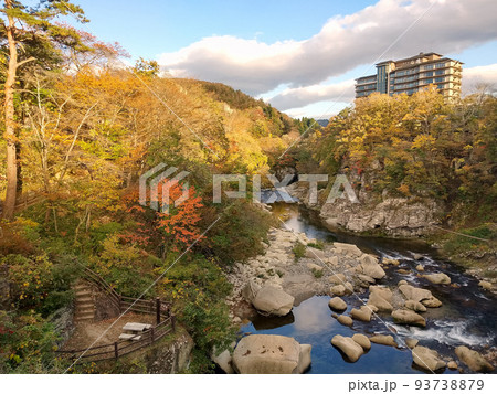 秋の磊々峡 秋の磊々峡 93738879