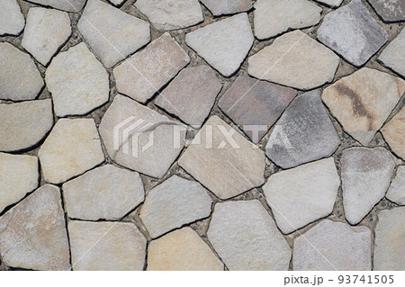 石畳 テクスチャ 背景素材 93741505