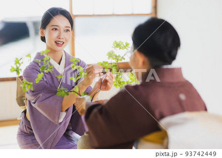 和室　着物　習い事　 93742449