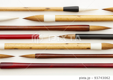 熊野筆の集合写真素材 熊野筆の集合写真素材 93743062