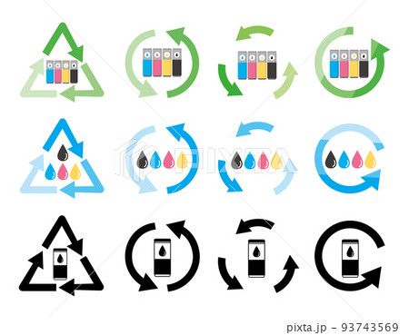 プリンターインクカートリッジのリサイクル 93743569