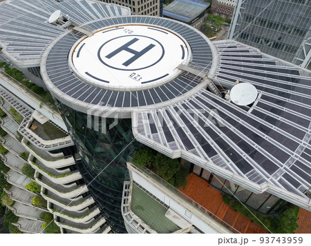 駐機 駐機場 ヘリコプター 93743959