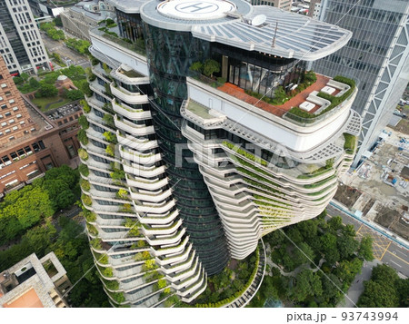 駐機 駐機場 ヘリコプター 93743994