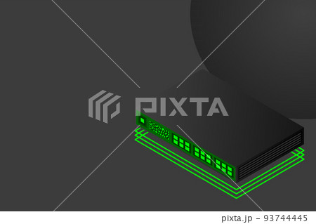 Isometric Switch with Up link Port Isometric Switch with Up link Port 93744445