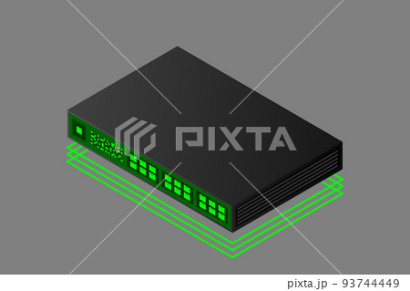 Isometric Switch with Up link Port Isometric Switch with Up link Port 93744449
