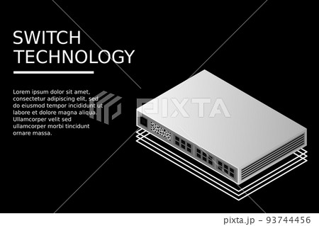 Isometric Switch with Up link Port 93744456