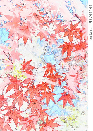 紅葉したモミジ1 93744544