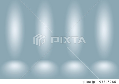 Gradient Blue abstract background. Smooth Dark blue with Black vignette Studio. 93745286