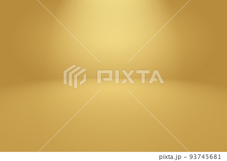 Abstract Luxury Gold yellow gradient studio wall, well use as background,layout,banner and product presentation. 93745681