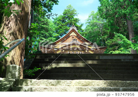 【因幡国一宮】宇倍神社　参道と拝殿3　鳥取県鳥取市国府町 93747956