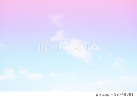 パステルカラーグラデーションのやさしいふわふわの空の背景 パステルカラーグラデーションのやさしいふわふわの空の背景 93748081