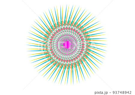 カラフルな幾何学模様, カラフルな幾何学模様, 93748942