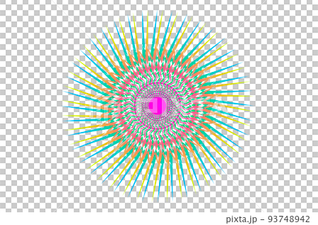 カラフルな幾何学模様, カラフルな幾何学模様, 93748942