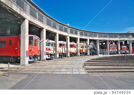 【津山まなびの鉄道館】 岡山県津山市大谷 93749234