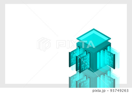 Data center isometric icon, database and cloud data storage concept, PCB slot, server room Data center isometric icon, database and cloud data storage concept, PCB slot, server room 93749263