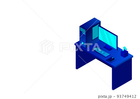Isometric personal computer Isometric personal computer 93749412