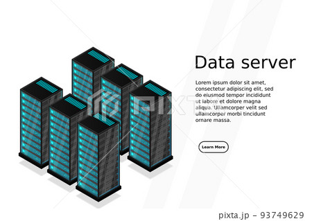 Mainframe, powered server, high technology concept, data center, cloud data storage Mainframe, powered server, high technology concept, data center, cloud data storage 93749629