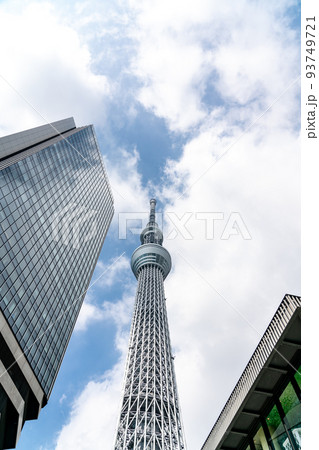 【東京都】観光地の街並み 【東京都】観光地の街並み 93749721