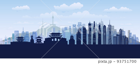Travel landmarks Korea with architecture background, South Korea Day Anniversary Travel landmarks Korea with architecture background, South Korea Day Anniversary 93751700