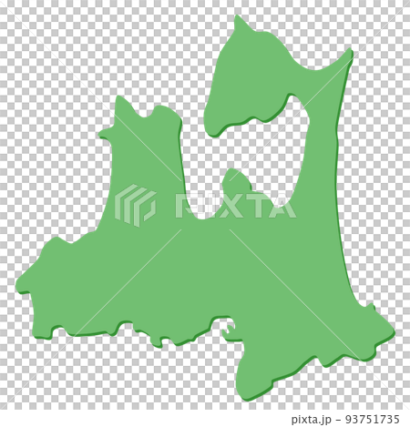 青森県の地図 93751735