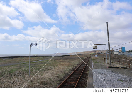 北海道　日高　廃止された旧JR日高本線清畠駅 93751755