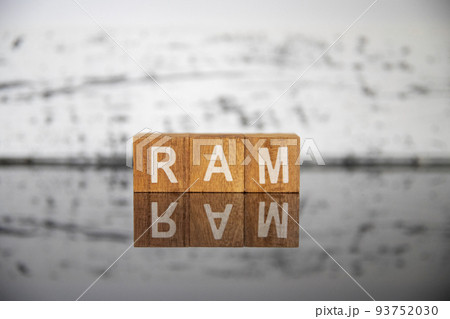 ビジネスイメージ（IT用語編）ブロック文字RAM 93752030