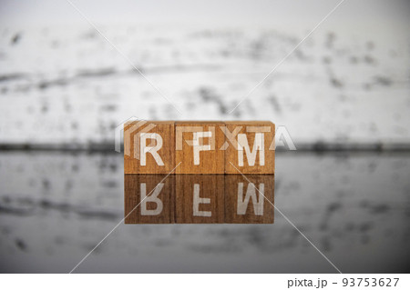 ビジネスイメージ(IT用語編)ブロック文字RFM ビジネスイメージ(IT用語編)ブロック文字RFM 93753627